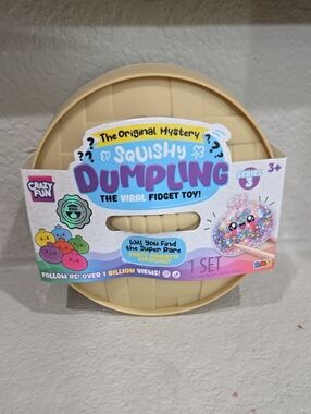 Crazy Fun Purple Dumpling Kids Squishi Toy.